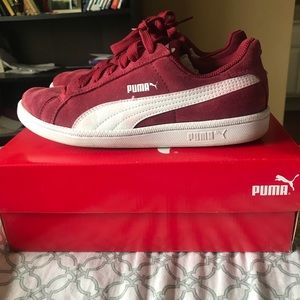 Red and White pumas